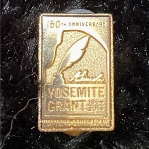 Gold Yosemite 150th Anniversary Collectors Pin